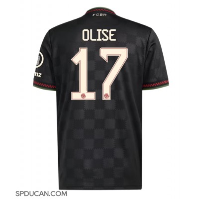 Muški Nogometni Dres Bayern Munich Michael Olise #17 Rezervni 2025-26 Kratak Rukav Muški Nogometni Dres Bayern Munich Michael Olise #17 Rezervni 2025-26 Kratak Rukav